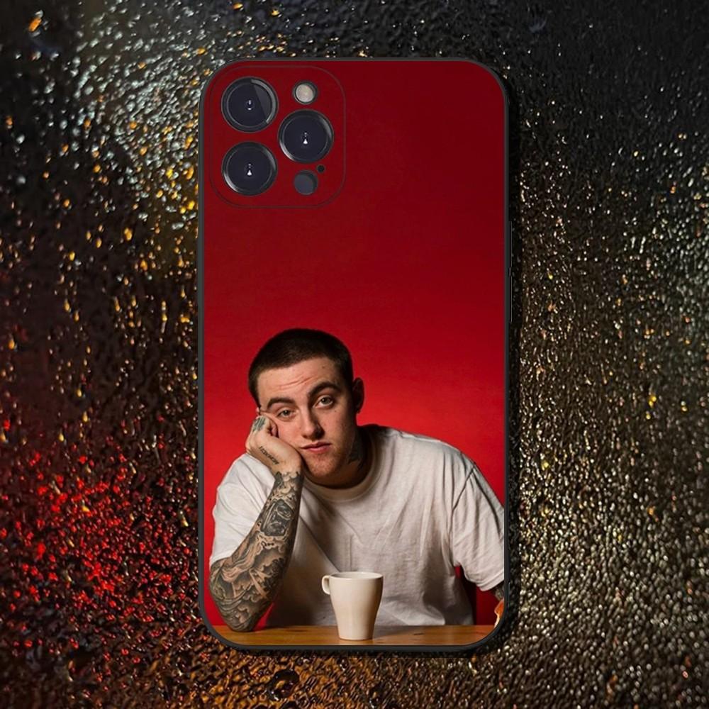 

Rapper M-Mac M-Miller Phone Case For iPhone 16,15,14,13,12,11 Plus,Pro Max,XS,X,XR,SE,Mini,8,7,Soft Silicone Black Cover iPhone11