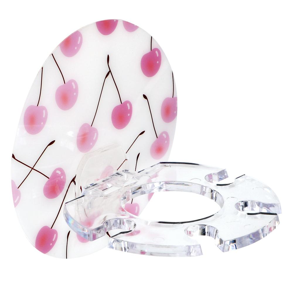 

Plastic Toothbrush Holder Shaver Tooth Brush Dispenser Punch-free Organizer Bathroom Accessories Toothpaste Storage Rack вишня