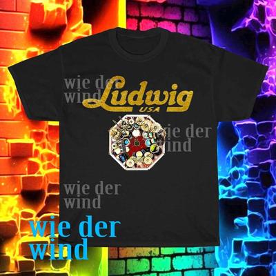 New LUDWIG DRUMS Logo 1 Men's T-shirt Funny Size S To 5XL