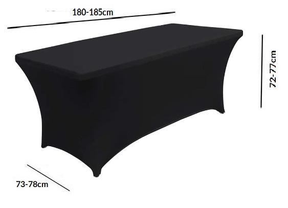 Cover For Catering Banquet Table 180X76 Cm Full Without Bow