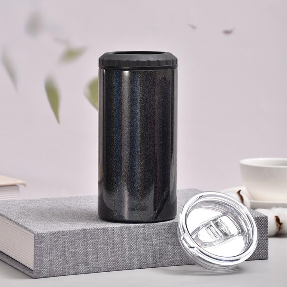 304 Stainless Steel Cola Beer Can Insulated Lids 16Oz Insulation Or Cooling Can Cooler High-Capacity Dual Layer Vacuum Cup