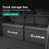 Car Trunk Leather Storage Box Auto Interior Organizer Accessories For Lexus F-SPORT ES RX NX LS UX LM LX GX LC RZ IS CT GS RC HS
