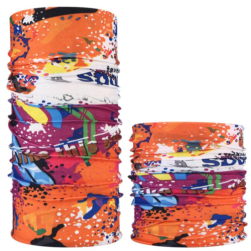 Eșarfă multifuncțională de înaltă calitate, fără cusături: Rezistent la praf, protecție solară, ciclism și utilizare în aer liber pe timpul verii, pentru bărbați și femei.