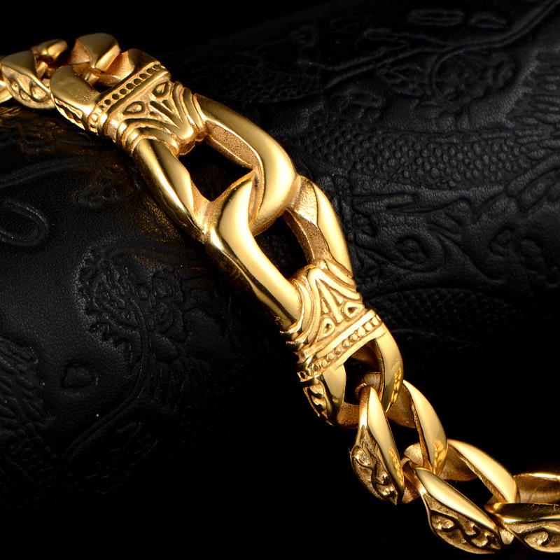 Retro Hip Hop Bracelet for Men European American Style Fashion Couple Party Unisex Trendy Accessories