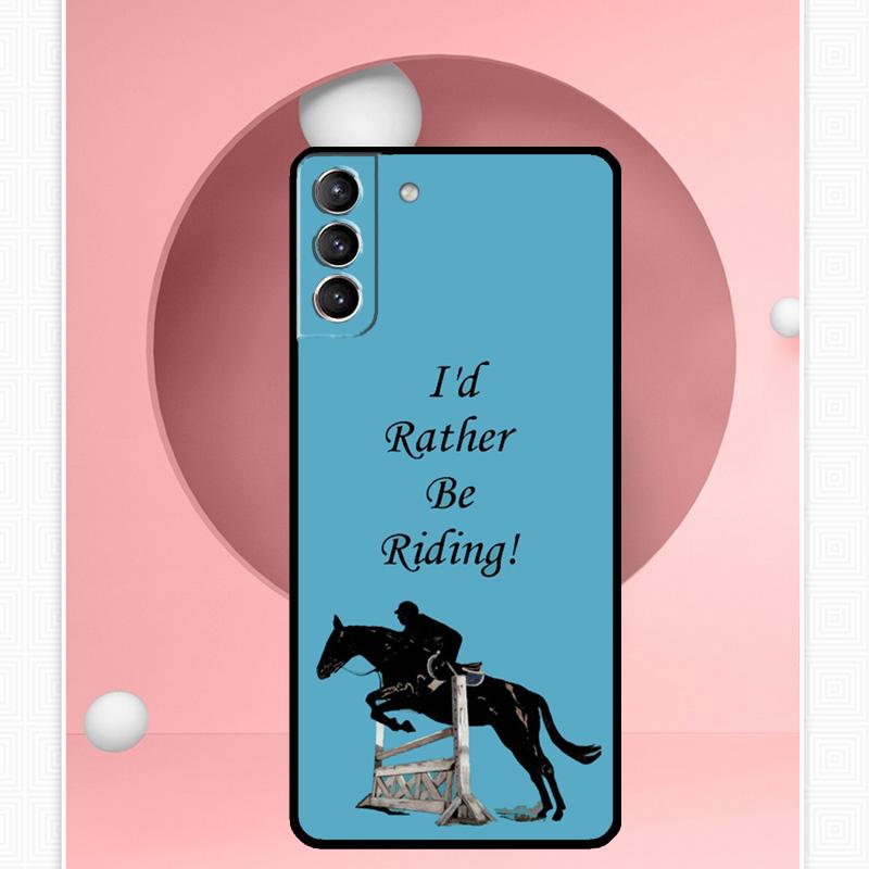 Horse Pony Pattern Case For Samsung Galaxy S22 S23 S24 Ultra Note 20 10 S8 S9 S10 Plus S21 S20 FE Soft Cover