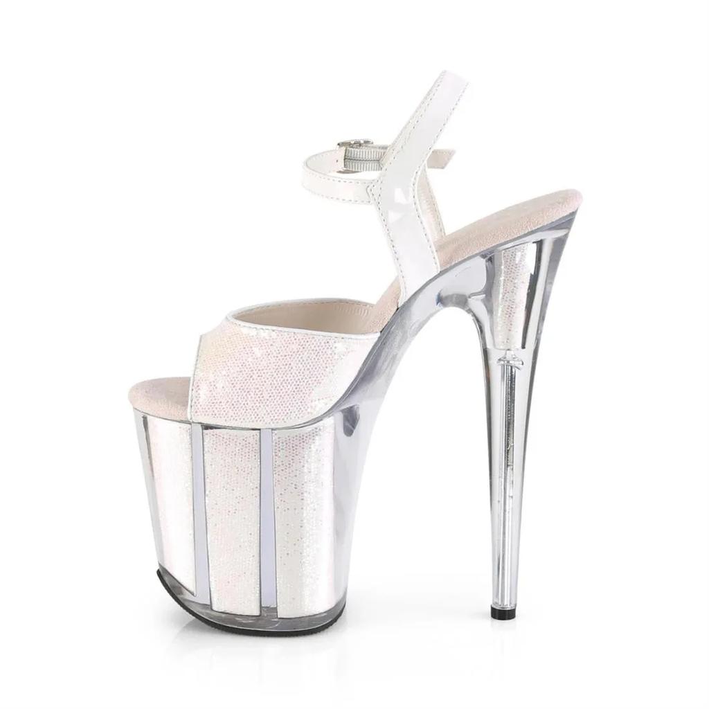 Fashion Round Toe Stiletto Heel 20cm Heels Platform Model Catwalk Women's Sandals Do Not Grind Feet Pseudonym
