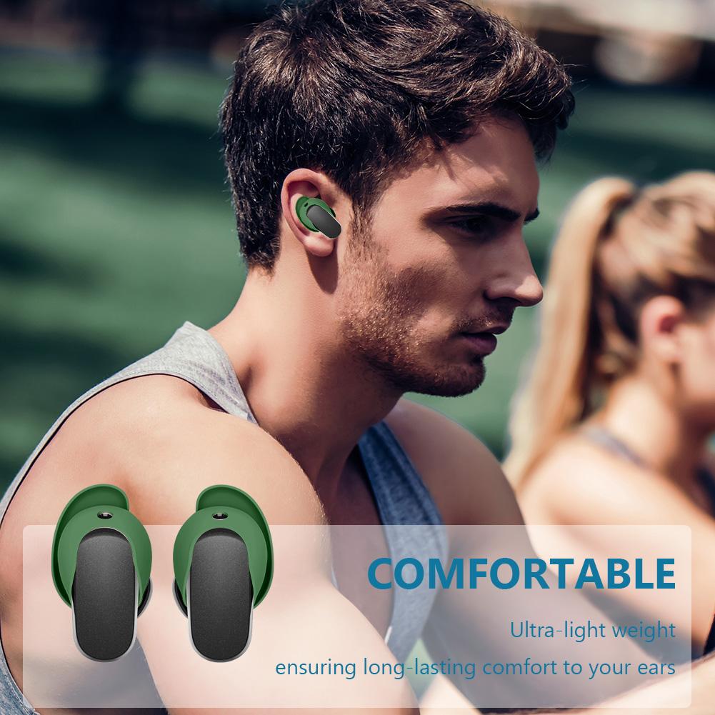 3 Pairs Silicone Ear Tips Covers Ear Bud Tips Earbud Covers for Bose QuietComfort Ultra Earbuds for Bose QuietComfort Earbuds II