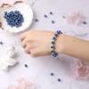 150pcs Round Blue Resin Beads Blue Handmade Resin Beads Eye Shape Beads  Home Decoration