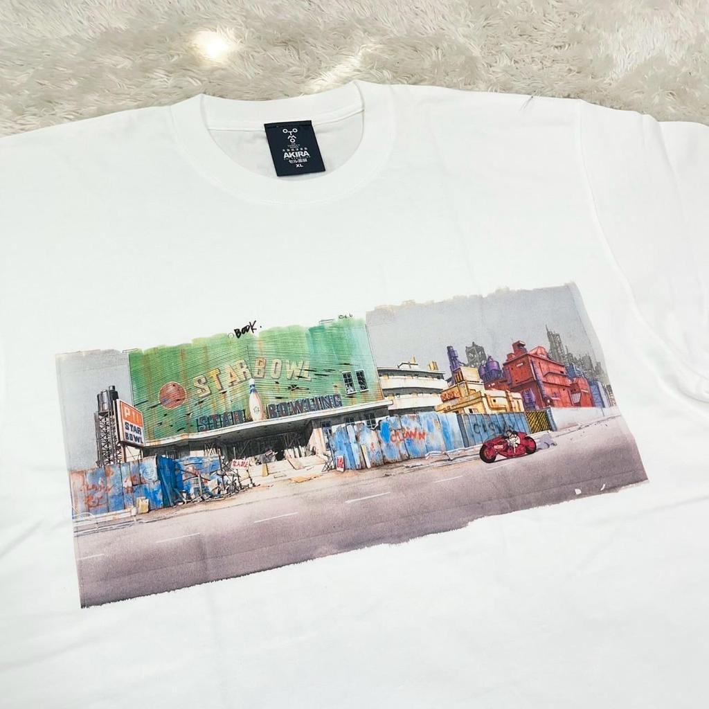 Limited Edition AKIRA T-Shirt〈bowling center〉 – From Otomo Katsuhiro “AKIRA” Cel Art Exhibition / EREWAJAPAN Co.,Ltd.