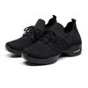 Spring Women's Versatile Flyknit Cloth Shoes, Breathable Non-Slip Soft Sole Dance & Casual Shoes