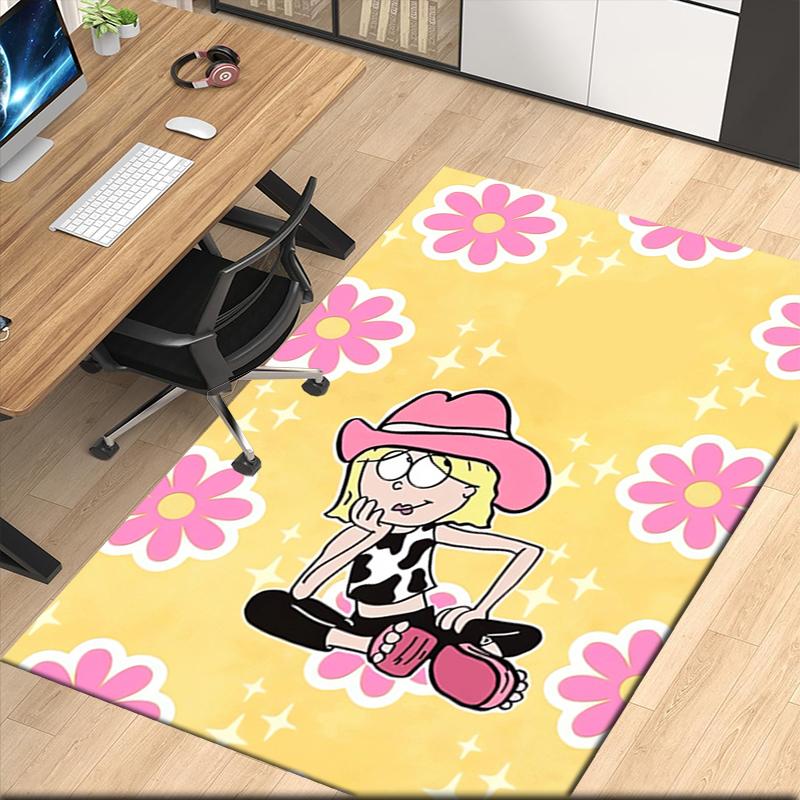 Lizzie McGuire Printed Carpet, for Office Chair Living Room Bedroom Kitchen Room Decor Gifts.