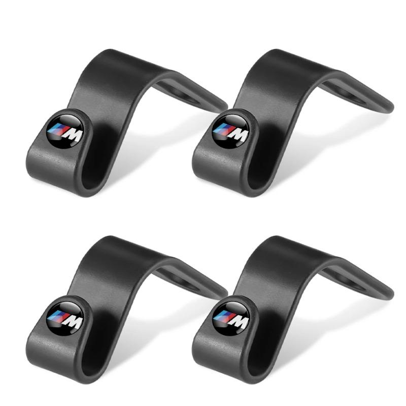 

4pcs Car Seat Backrest Hook Detachable Headrest Small Hook For BMW M performance F31 X4 E91 X3 F25 E61 G30 F11 F25 Accessories