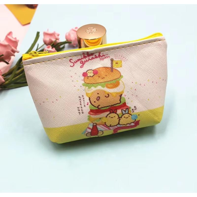 Kids Cute Creative PU Coin Purse Earphones Key Storage Bag Children's Coin Pouch Mini Wallet Cute Purse Cute Wallet