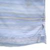 LACOSTE made in Japan Border Pattern Short sleeve shirt 3 Blue Men's Used