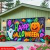 One 2D Flat Banner, 2D Flat Garage Door Banner, One Halloween Garage Door banner.PMJ