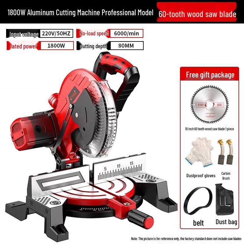 Tongjing High-Precision Multi-Functional Miter Saw CN Plug (adapter Included)