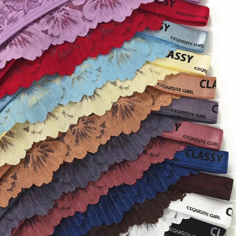 11pcs/Pack Multi Color Sexy Floral Women's Panties Breathable Comfor Female Underpants Lingerie Elegant Lady Briefs Underwear