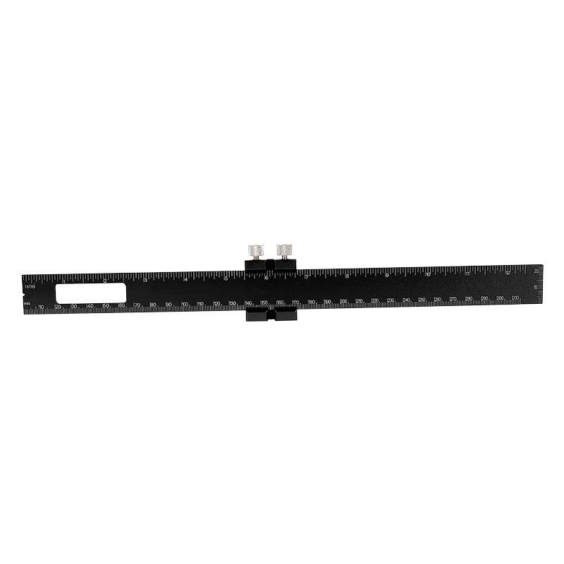 Woodworking Precision T-Square and Marking Ruler with Slider