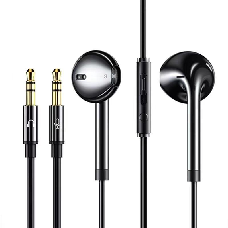 Factory Plug and Play In Ear Wired USB Headset Gaming Headphones Connect with Mic and Volume Control Earphone