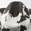 Cow Print Western Cowboy Hat Bull Head Metal Decor Rivet Leather Band Wide Brim Party Fedora Hat