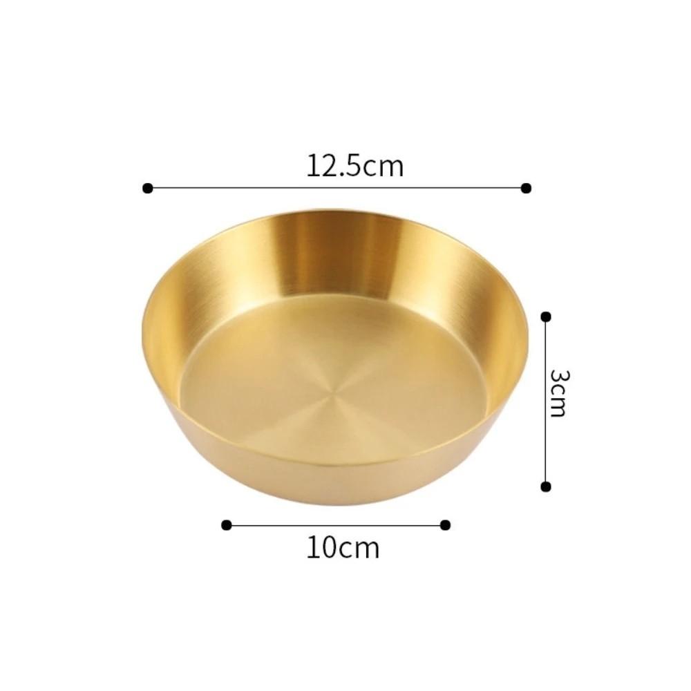 Einlagiges Gewürz-Dip-Schälchen 304 Edelstahl Kalte Speisen Kimchi-Schale Koreanisches Barbecue