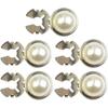 New 18mm Decorative Button Covers Fashion Design Gold Silver Cufflink and Button Metal DIY Craft Jewelry Buttons Unisex