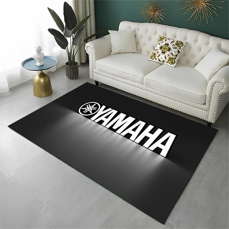 3D Racing Motorcycle Pattern Rug Non Slip Floor Mat For Kids Playroom Bedroom Living Room Home Decor