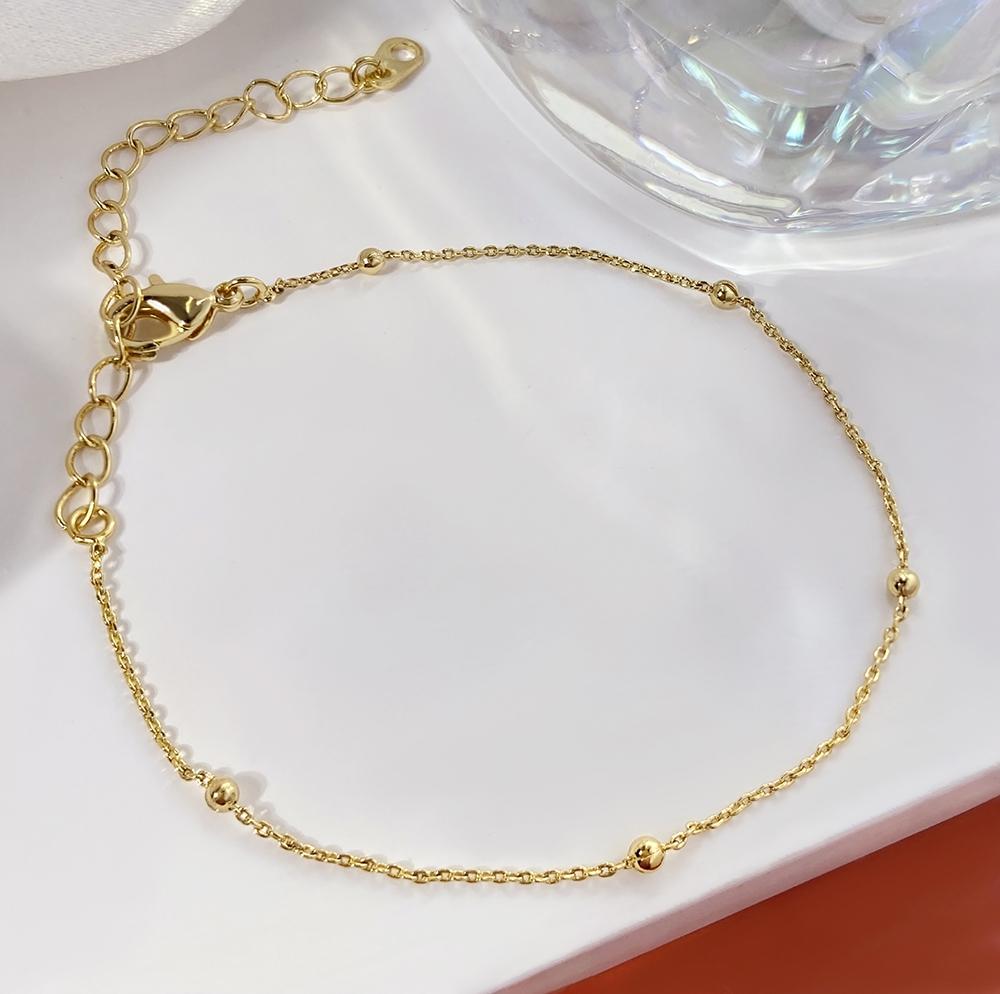 Foxi Italian High Quality S925 Silver Minimalist Fine Jewelry Price Beads 925 Silver Fashion Jewelry Fine Bracelets