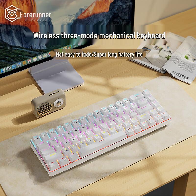 

Qianxingzhe G68 68-Key Tri-Mode Wireless RGB Mechanical Keyboard