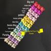 Bunte Imitationsperlen-Blütenperlen - DIY Handgemachte Bastelmaterialien, Internet-Trend