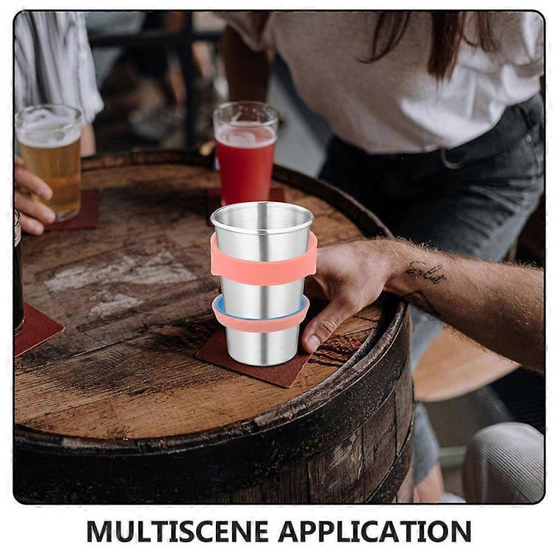 2 Stück Kunststoffbecher-Griffe Anti-Rutsch-Tassen-Griff Reisebecherhalter für Becher für Becherbecher Auto-Bechergriff