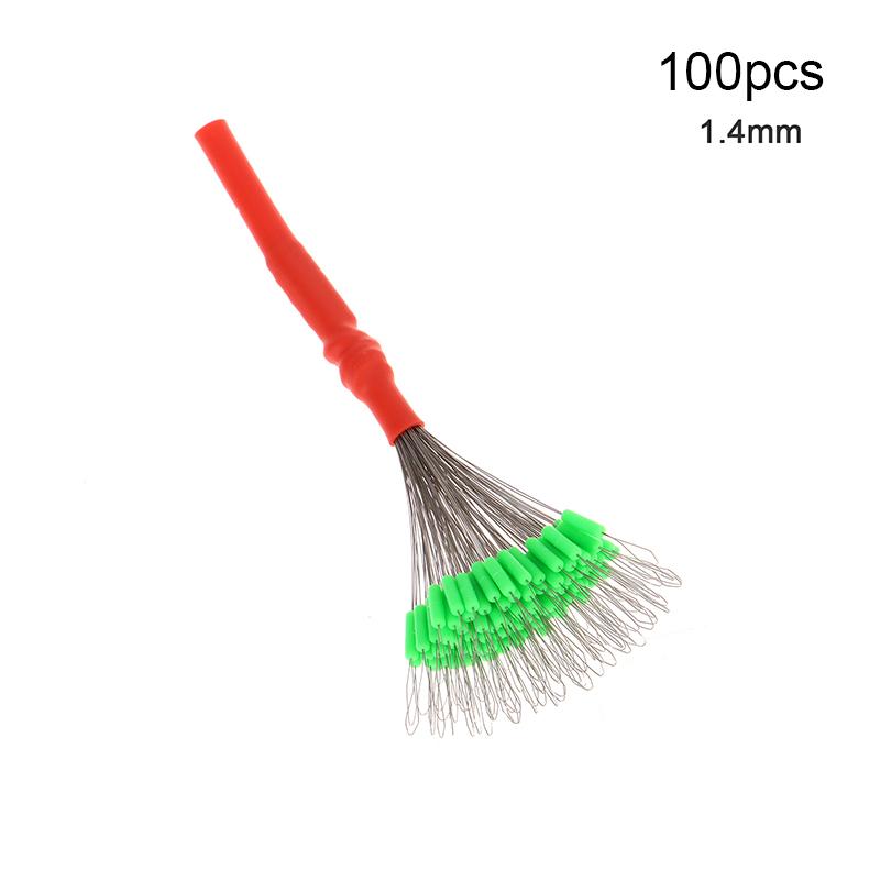 100Pcs S/Ss/Sss/M/L/Ll Anti-Wrapped Beans Float Fishing Bobber Silicone Stopper Space Bean Connector Fishing Line Tackle