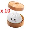 Colorful Dumpling Squishes Stress Balls Reusable Low Rebound Decompression Playthings Soft Dough Ball Distinctive Home Decor for Adults Kid