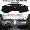 For Dodge Ram 1500 2500 3500 2019 2020-2025 2025 Car Dashboard Cover Mat Pad Anti-UV Dash Sunshield Protect Carpet Accessories