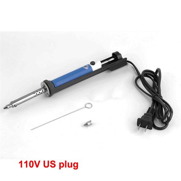 2in1 High Quality EU 30W 40W 110V 220V Soldering Iron PCB Solder Sucker Desoldering Vacuum Pump Welding Tool