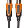 Roland RMIDI-B20 MIDI Cable 6m Black Rugged Connectors Noise Prevention High-Density Spiral Structure