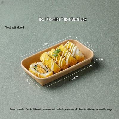 Disposable Kraft Paper Boat Food Trays
