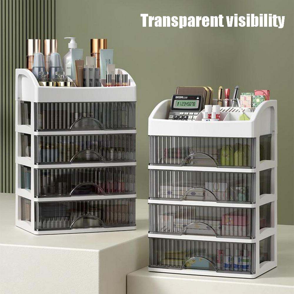 

Настольный ящик для хранения, ящик для хранения, украшения для волос, многослойный шкаф для хранения, шкатулка для косметики, ювелирных изделий, канцелярские принадлежности, многофункциональный M