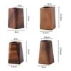 Wood Pen Container Large-capacity Desktop Storage Bucket Stationery Storage Holder  School Office