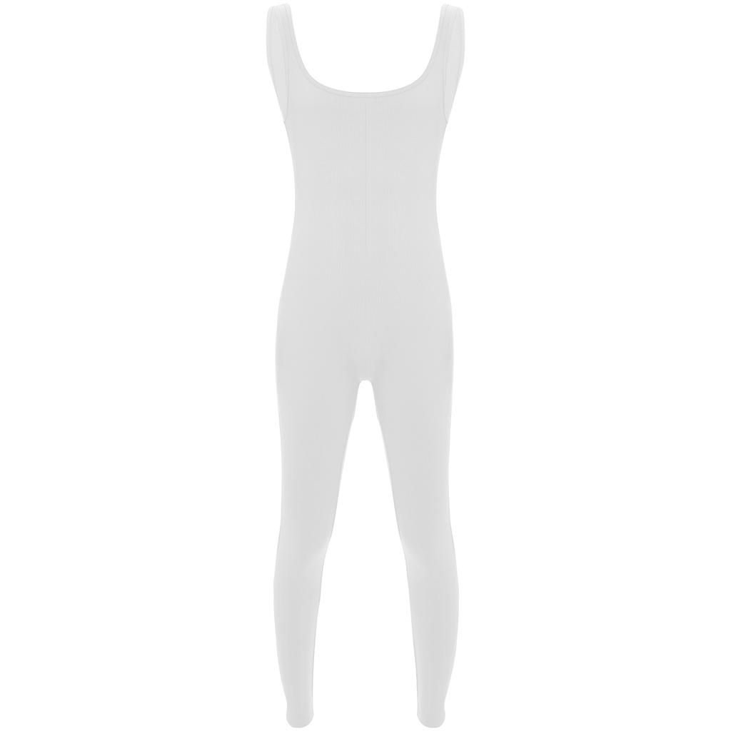 Tuta Monopezzo Senza Maniche da Uomo Design a Strisce Scollo Quadrato Stile Canotta Pantaloni Lunghi Tuta Sportiva