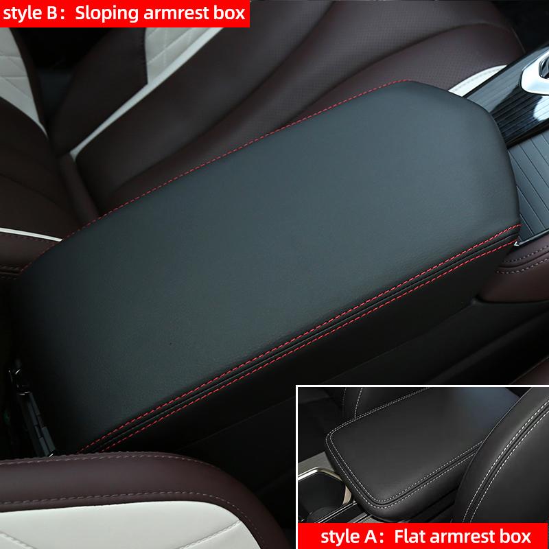 

Центральный подлокотник с ящиком для хранения, кожаный чехол, аксессуары для интерьера, подходят для Geely Coolray SX11 / BelGee X50 2022 2025 2024 Sloping armrest box