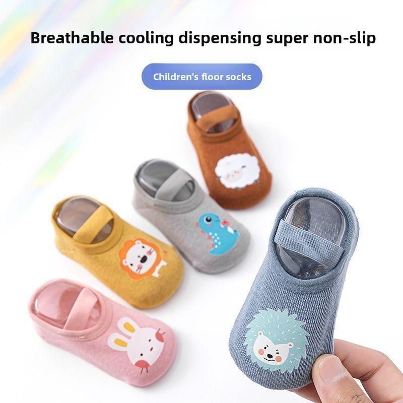 Baby Bodensocken Neugeborene Rutschfest Cartoon Baumwollsocken für Säuglinge und Kleinkinder