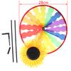 Yard Garden Outdoor Decor Sunflower Windmill Whirling Wind Spinner Kids Toy