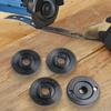 4pcs Inner Outer Flange Nut Set for Angle Grinders Fits Circular Saw Blades with 20 22 22 2mm Inner Diameter and 12mm Groove
