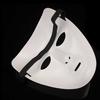 1/5/10PCS Halloween Fancy Dress White Mask,Full Face Anonymous Street Dance Ghost Step Cosplay Masquerade Mask for Hip Hop Dance
