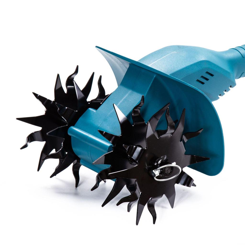 High-Power Rechargeable Mini Tiller - Electric Soil Loosener and Rotavator