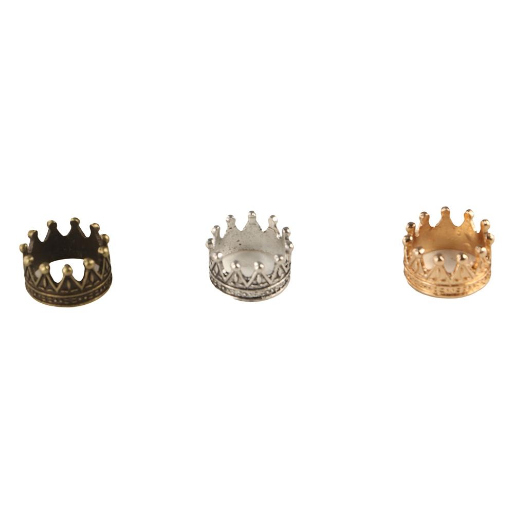 

Ornaments Dollhouse Miniature Metal Crown Model Toys Mini Princess Crown Dollhouse Dolls Birthday bronze-style 3