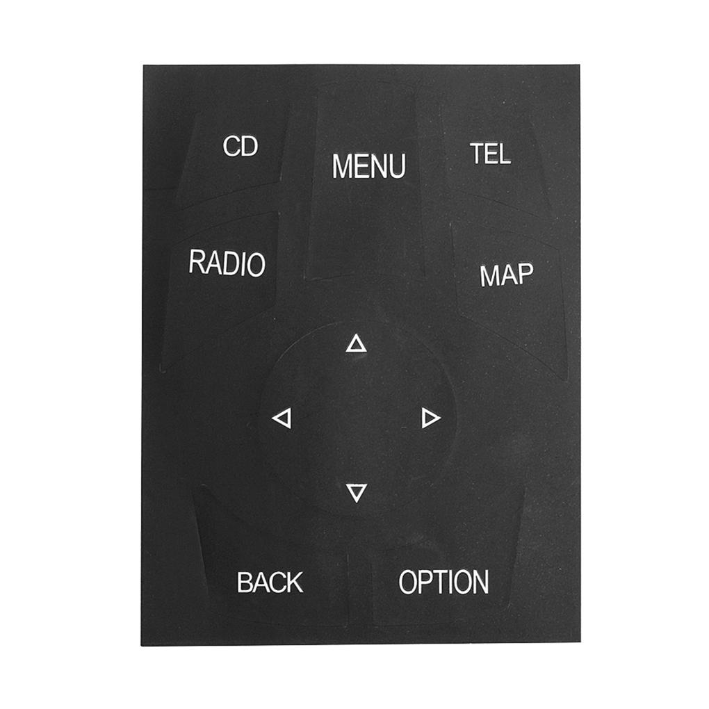 10 Pcs Car Multimedia Buttons Cover iDrive Stickers for 1 2 3 5 7 Series