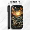 Art Ukiyo-e Ocean waves Phone Case Phone Case Soft Packaging Lightweight For iPhone17 16 15 14 13ProMax