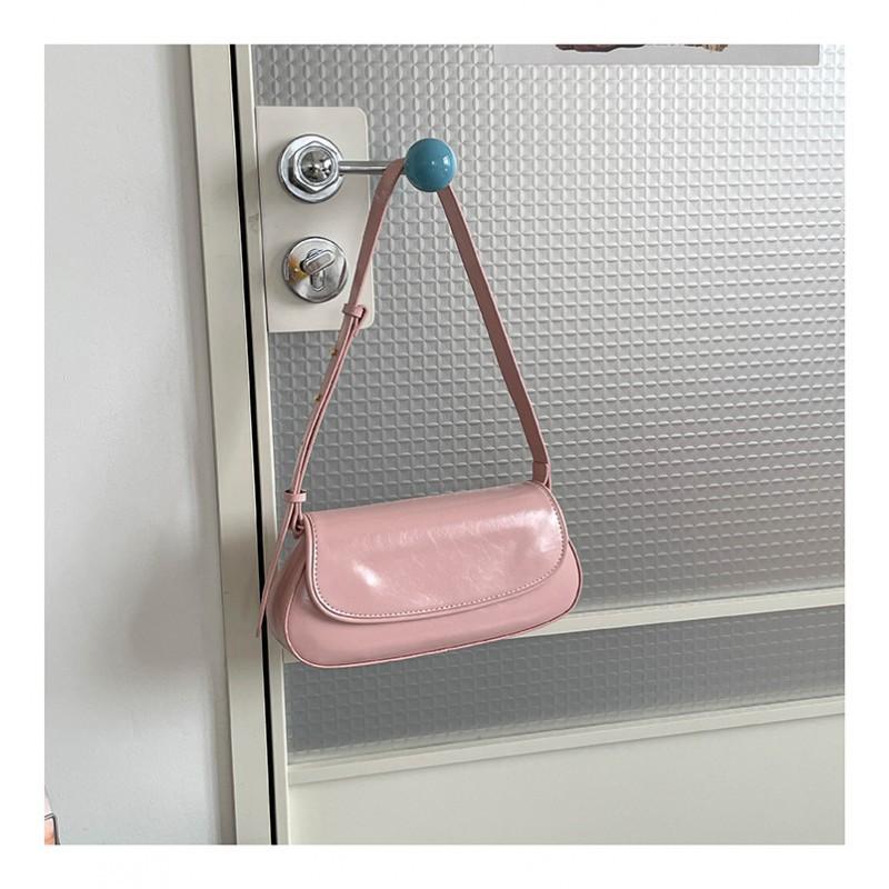 

Simple High-end Bag Women s Trend Armpit Saddle Temperament All-matching Commuting One-shoulder Cross-body рожевий